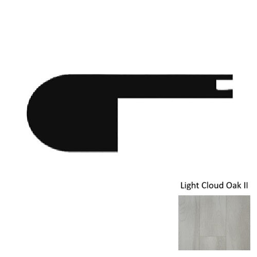 1300 Series Vinyl Iron Oak II Flush Stair Nose Embossed 1