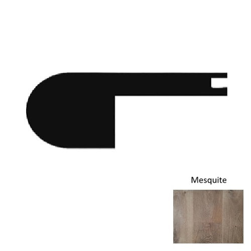 1100 Series Vinyl Mesquite Flush Stair Nose Embossed 1