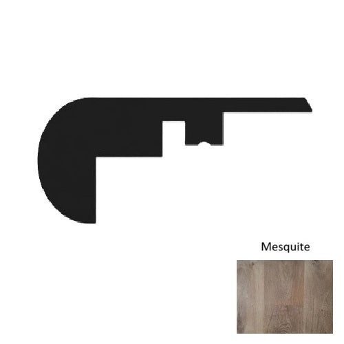 1100 Series Vinyl Mesquite Overlap Stair Nose Embossed 1