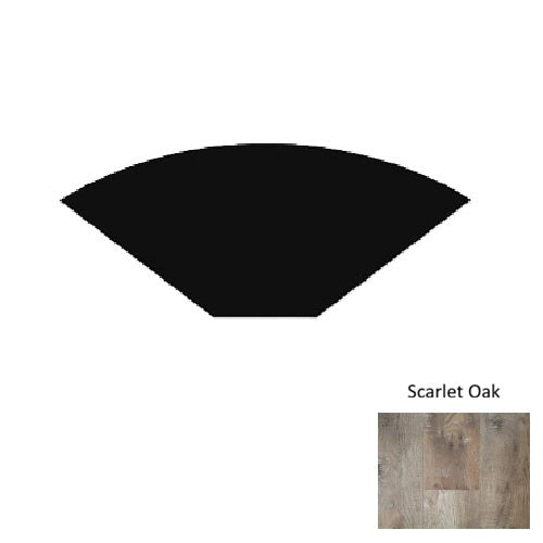 1100 Series Vinyl Scarlet Oak Quarter Round Embossed 1