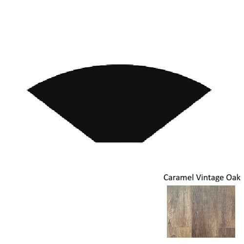 1200 Series Vinyl Caramel Vintage Oak Quarter Round Embossed 1