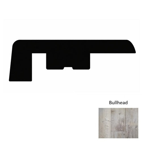 1300 Series Vinyl Bullhead End Cap Embossed 1