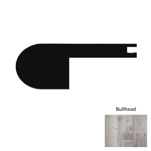 1300 Series Vinyl Bullhead Flush Stair Nose Embossed 1