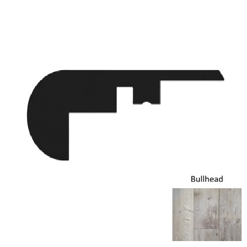 1300 Series Vinyl Bullhead Overlap Stair Nose Embossed 1