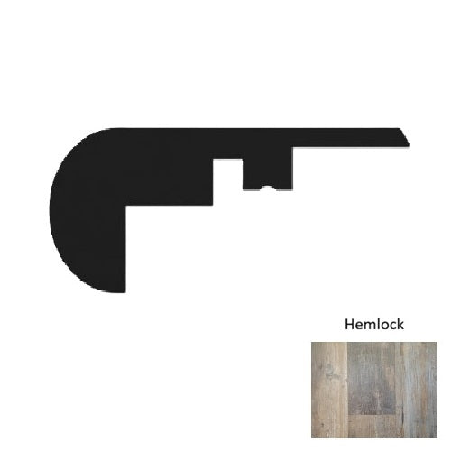 1300 Series Vinyl Hemlock Overlap Stair Nose Embossed 1