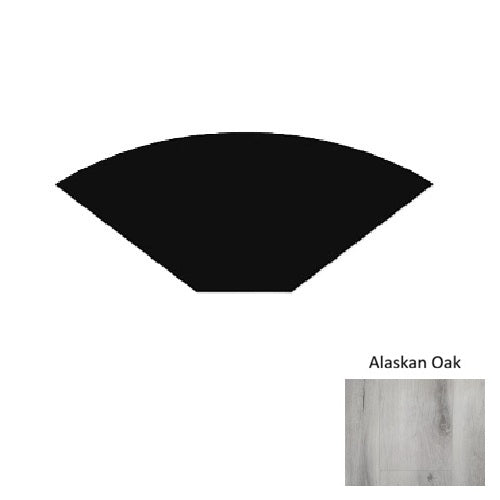 1400 Series Vinyl Alaskan Oak New Quarter Round Embossed 1