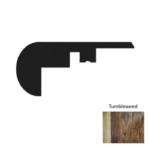 1400 Series Vinyl Tumbleweed Overlap Stair Nose Embossed 1