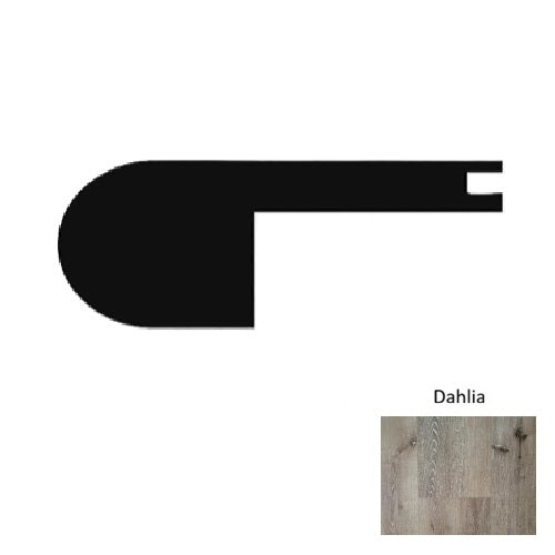 1500 Series Vinyl Dahlia Flush Stair Nose Embossed 1