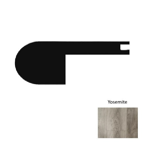 1600 Series Vinyl Yoesmite Flush Stair Nose Embossed 1
