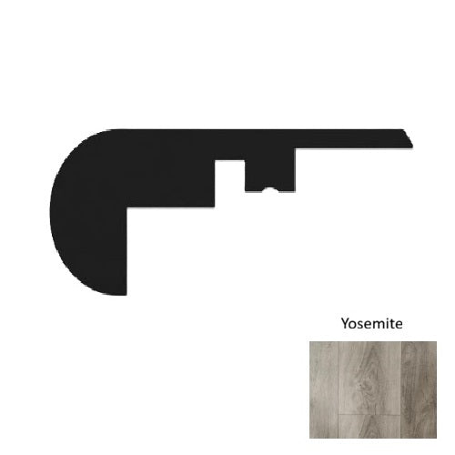 1600 Series Vinyl Yoesmite Overlap Stair Nose Embossed 1