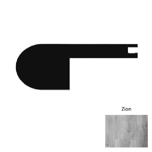 1600 Series Vinyl Zion Flush Stair Nose Embossed 1
