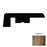 1800 Series Vinyl Hazelnut II End Cap Embossed 1