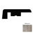 1800 Series Vinyl Platinum II End Cap Embossed 1