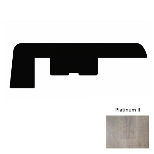 1800 Series Vinyl Platinum II End Cap Embossed 1