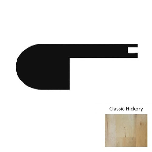 1900 Series Vinyl Classic Hickory Flush Stair Nose Embossed 1