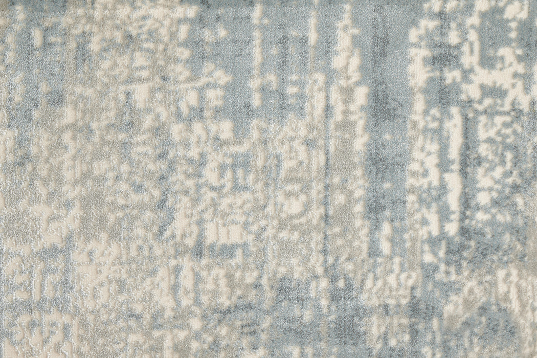 Lyrical Polypropylene & Polysilk Sky Blue 98691 Carpet Pattern 1