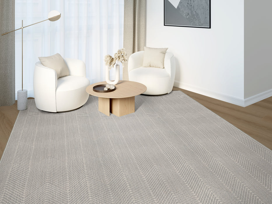 Lysander Wool Blend Chrome 37881 Carpet Pattern 3