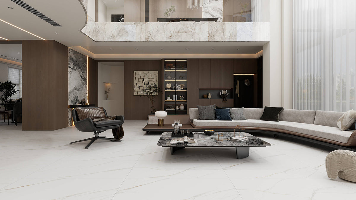 Sierra Matte 24X48 Porcelain White Tile Matte 1