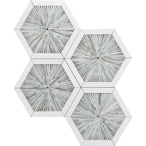 Micronesia Sapou Natural Stone Mosaic - Hexagon