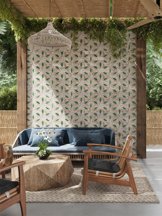 Majesty Eleanor Natural Stone Mosaic - Leaf