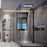 Matte Black Stainless Steel Outdoor Shower