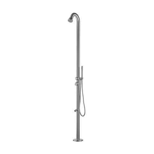 Brushed Stainless Steel Outdoor Shower