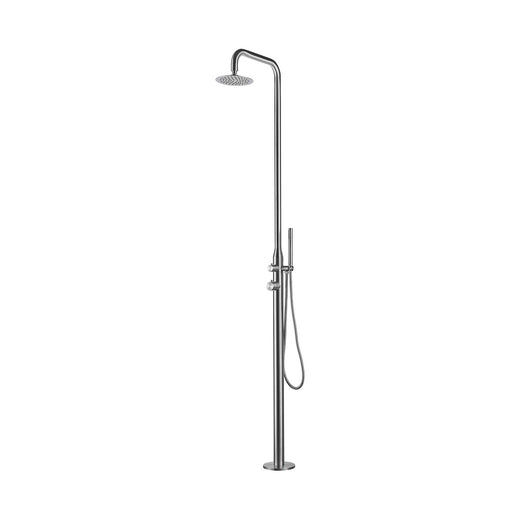 Brushed Stainless Steel Outdoor Shower