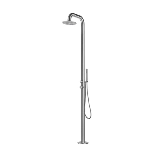 Brushed Polish Stainless Steel Outdoor Shower