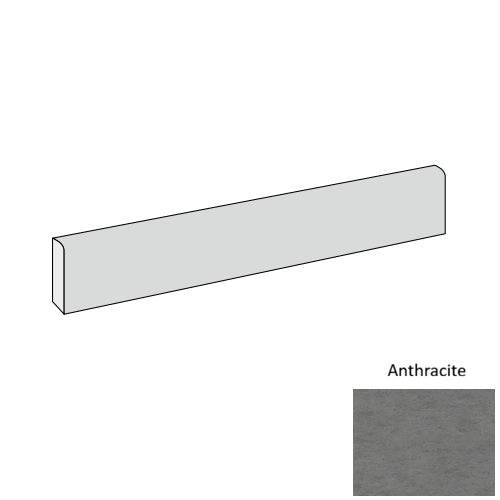 Limestone Porcelain Anthracite LS04 Bullnose Natural 1