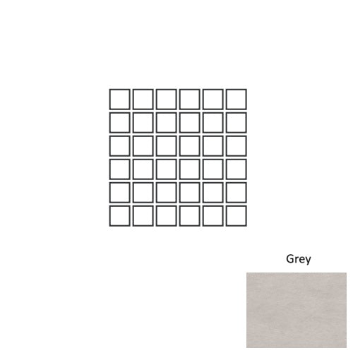 Limestone Porcelain Grey LS03 Mosaic Natural 1
