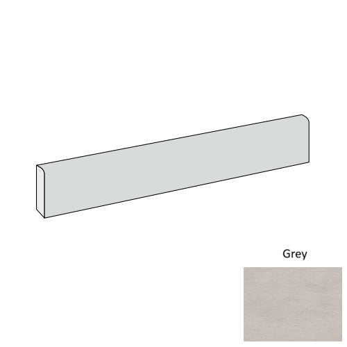 Limestone Porcelain Grey LS03 Bullnose Natural 1