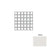 Limestone Porcelain White LS00 Mosaic Natural 1