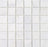 Full Sheet Sample - Ice White Natural Stone Mosaic - 2" x 2" Honed