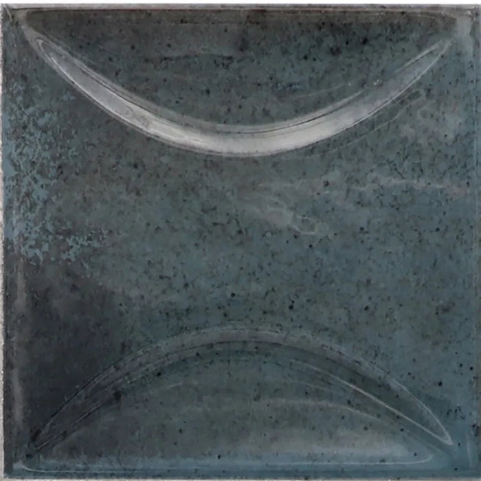 Moda Ceramic Deco Blue Tile Glossy 1