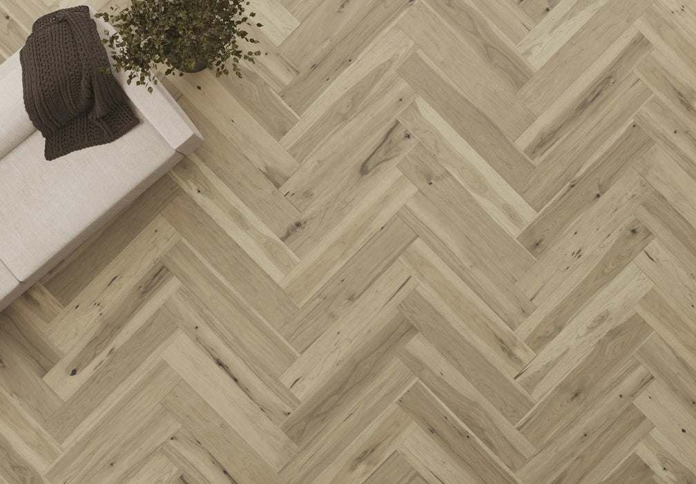 Provence Herringbone Wood Blanc Engineered Hardwood Low Lustre 2