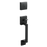 Modern Zinc Black BC Handleset Black Coated 1