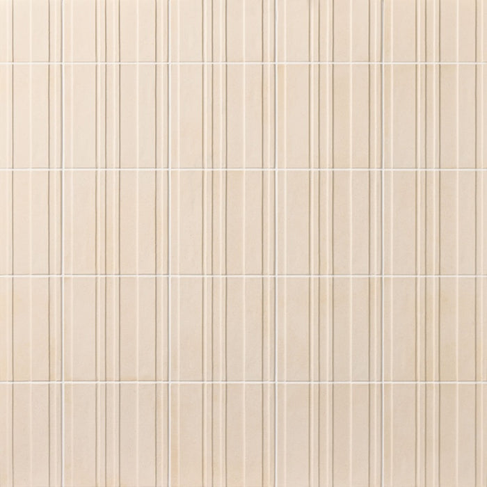 Crafthouse Porcelain Pomice Fluted CH40 Tile Matte 2