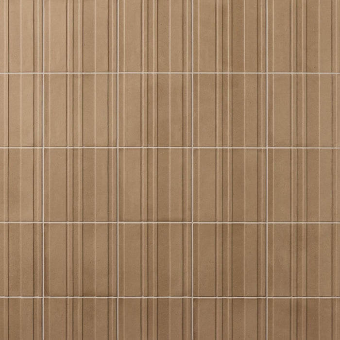 Crafthouse Porcelain Jute Fluted CH43 Tile Matte 2