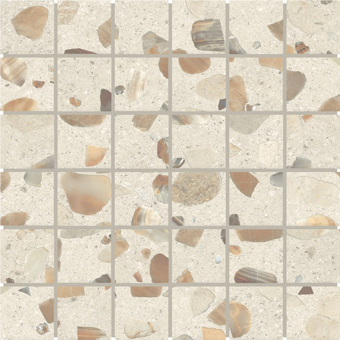Curation Porcelain Stucco Straight Joint CA13 Mosaic Matte 1
