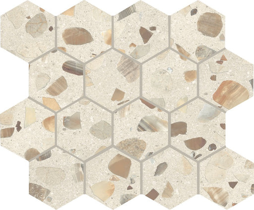 Curation Porcelain Stucco CA13 Mosaic Polished 1