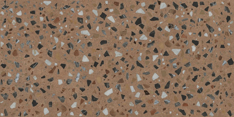 Curation Porcelain Clay Splatter CA14 Tile Matte 1