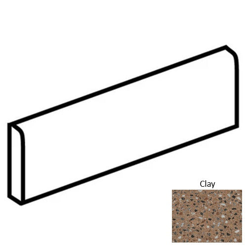 Curation Porcelain Clay CA14 Bullnose Polished 1