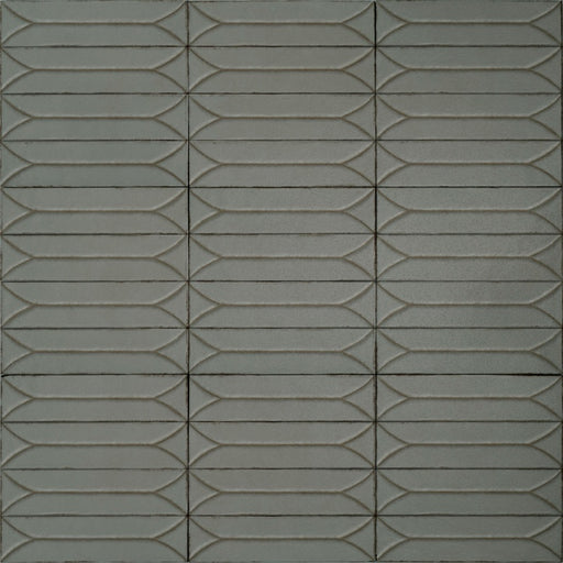 Terramater Porcelain Lichen Wave Crest TM23 Tile Glossy 1