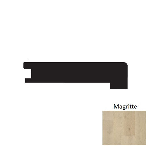 Louvre Wood Magritte Square Flush Stair Nose Wire Brushed 1