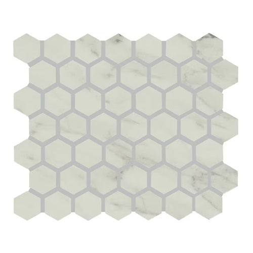 Clarasea Majestic Ceramic Mosaic - 1" x 5" Hexagon