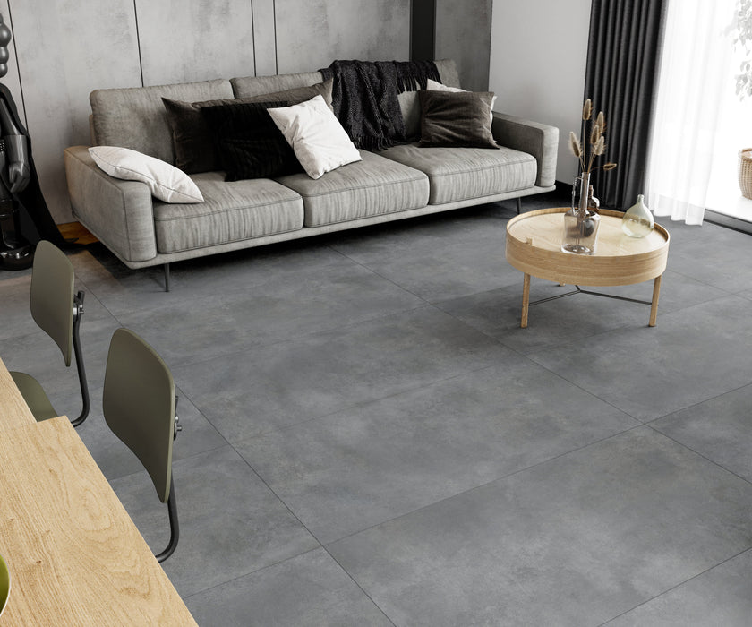 Malaga Porcelain Grey Tile Matte 2