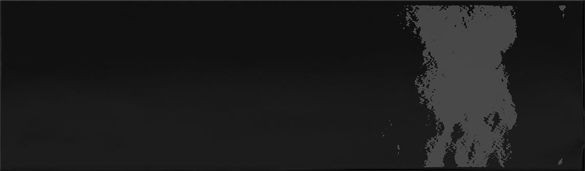 Manhattan Black Matte Porcelain Tile - 3" x 10" x 3/8"