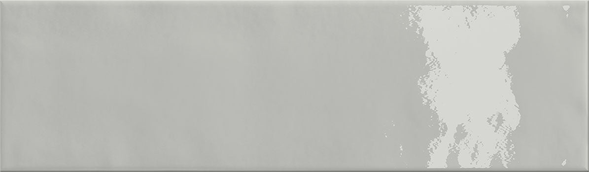 Full Tile Sample - Manhattan Silver Porcelain Tile - 3" x 10" x 3/8" Matte