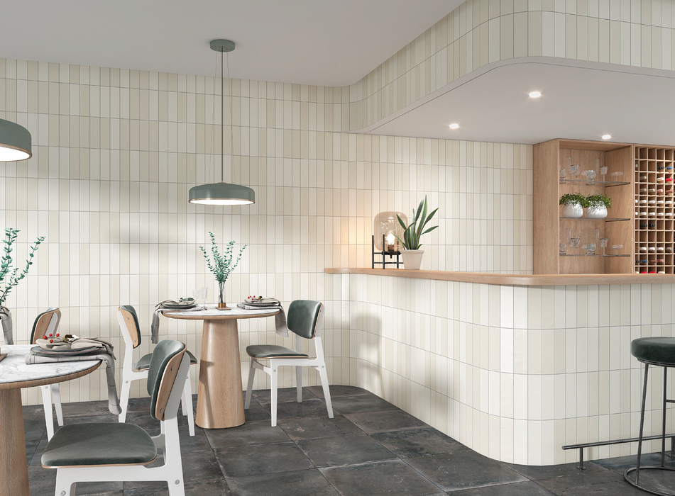 Manhattan White Matte Porcelain Tile - 3" x 10"