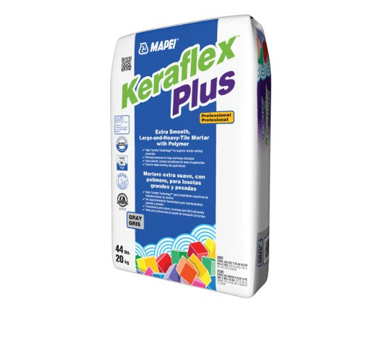 Mapei Keraflex Plus 44 Gray Adhesive - 44 Lbs